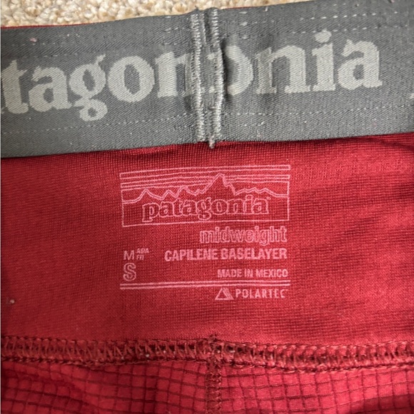 Patagonia Capilene Midweight Baselayer Leggings Size Small Mid Rise - Picture 10 of 13